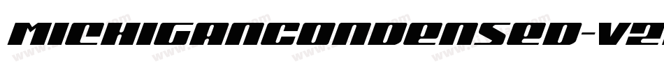 MichiganCondensed-VZd6字体转换