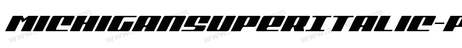 MichiganSuperItalic-pdqa字体转换