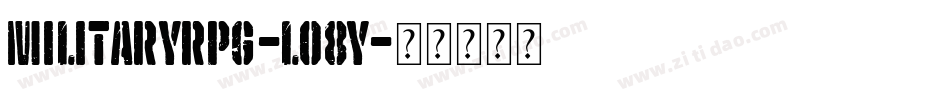 MilitaryRpg-lo8y字体转换