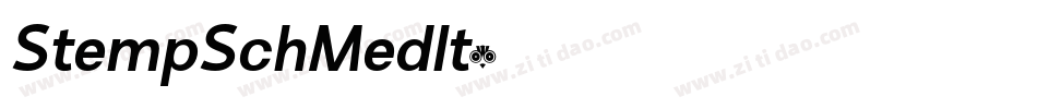 StempSchMedIta字体转换
