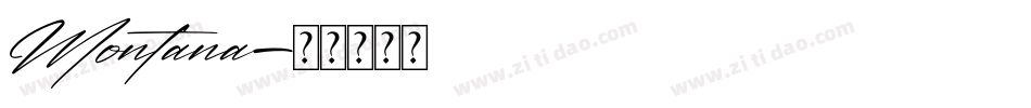 Montana字体转换