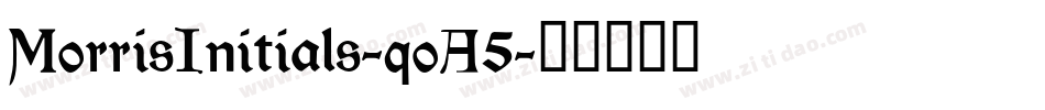 MorrisInitials-qoA5字体转换