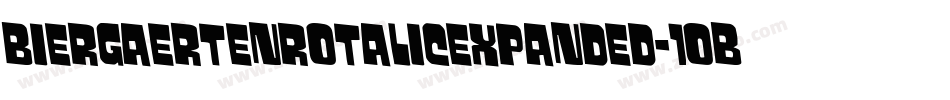 BiergaertenRotalicExpanded-1OB2字体转换