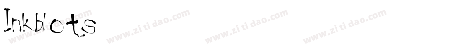 Inkblots字体转换