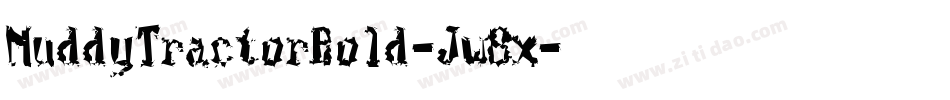 MuddyTractorBold-Jw8x字体转换