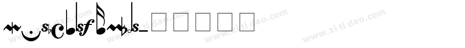 MusicalSymbols字体转换