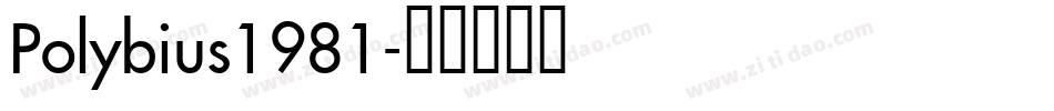 Polybius1981字体转换