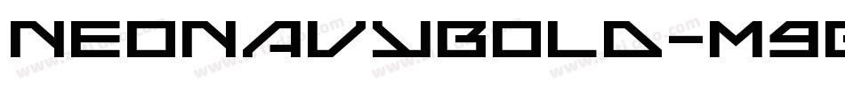 NeoNavyBold-m9Bx字体转换