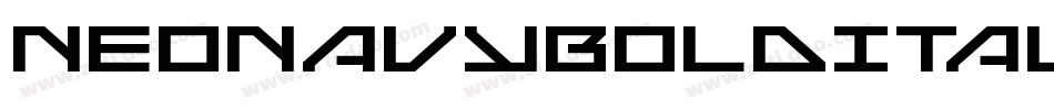 NeoNavyBoldItalic-dDX6字体转换