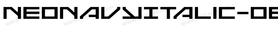 NeoNavyItalic-o8YV字体转换