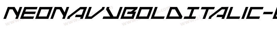 NeoNavyBoldItalic-dDX6字体转换