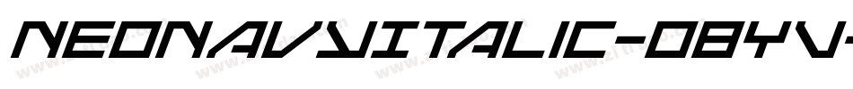 NeoNavyItalic-o8YV字体转换