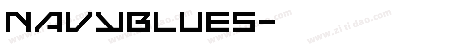 NavyBlues字体转换