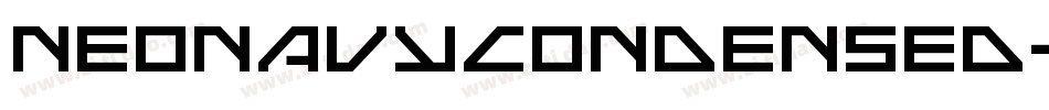 NeoNavyCondensed-Pw4g字体转换