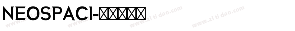 NEOSPACI字体转换
