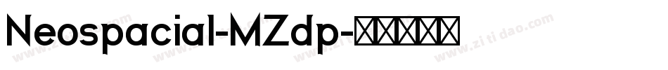 Neospacial-MZdp字体转换