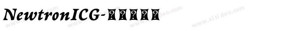 NewtronICG字体转换