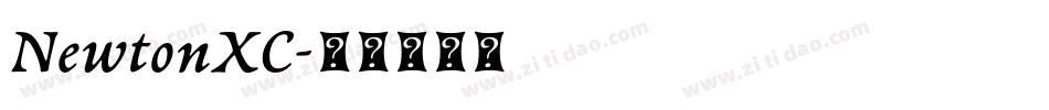 NewtonXC字体转换