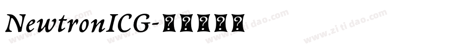 NewtronICG字体转换