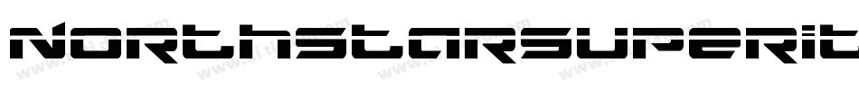 NorthstarSuperItalic-13Pe字体转换