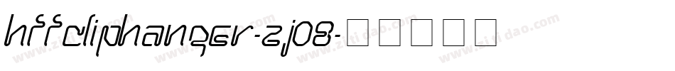 HffClipHanger-Zj08字体转换