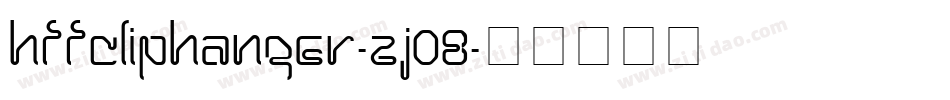 HffClipHanger-Zj08字体转换