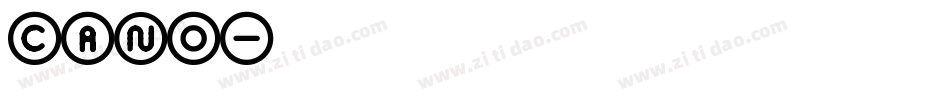 Cano字体转换
