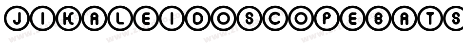JiKaleidoscopeBats4-K00o字体转换