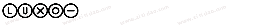 Luxo字体转换