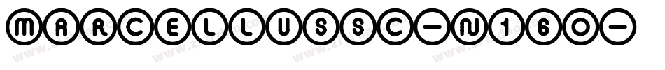 MarcellusSc-n16O字体转换