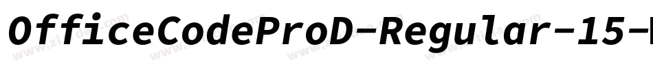 OfficeCodeProD-Regular-15字体转换