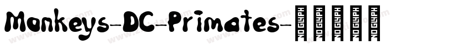 Monkeys-DC-Primates字体转换