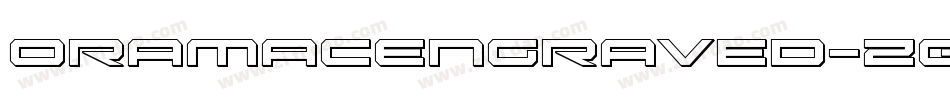 OramacEngraved-Z0aZ字体转换