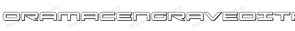 OramacEngravedItalic-342M字体转换