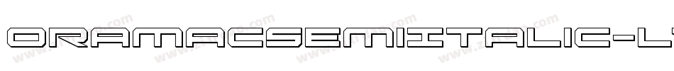 OramacSemiItalic-l17w字体转换