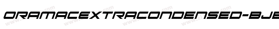 OramacExtraCondensed-BJew字体转换