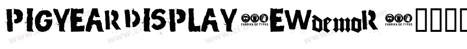 PigYearDisplay-Ew0r字体转换