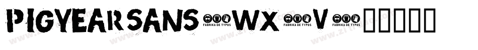 PigYearSans-Wx7V字体转换