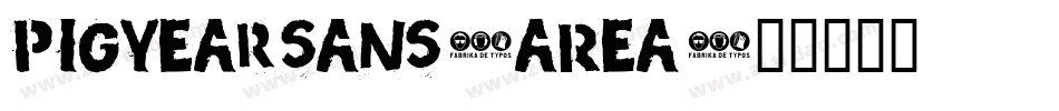 PigYearSans-aRea字体转换