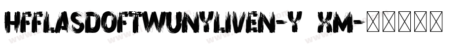 HffLasdofTwunyliven-y2XM字体转换