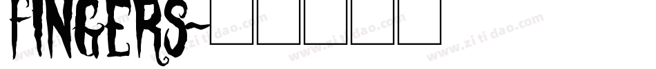 Fingers字体转换