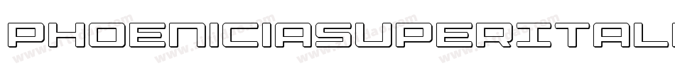 PhoeniciaSuperItalicItalic-5Al8字体转换 PhoeniciaSuperItalicItalic-5Al8字体转换
