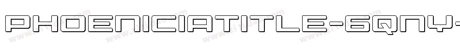 PhoeniciaTitle-6qnY字体转换