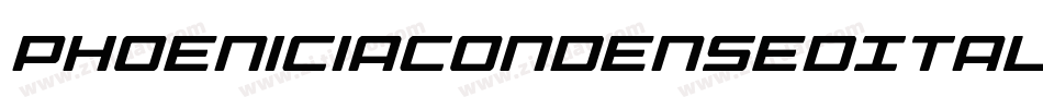PhoeniciaCondensedItalicCondensedItalic-ZAoB字体转换