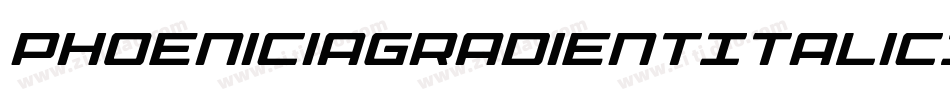 PhoeniciaGradientItalicItalic-DvJ9字体转换