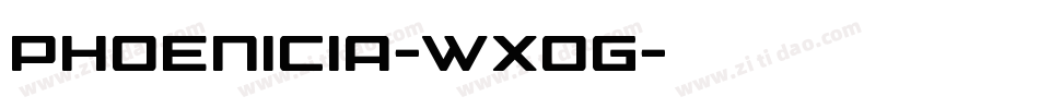Phoenicia-WxoG字体转换