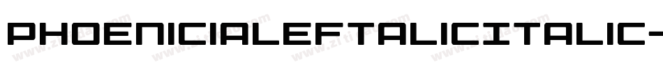 PhoeniciaLeftalicItalic-jwRG字体转换