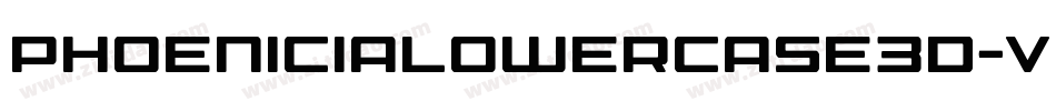 PhoeniciaLowerCase3D-v849字体转换