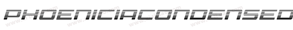 PhoeniciaCondensedItalicCondensedItalic-ZAoB字体转换
