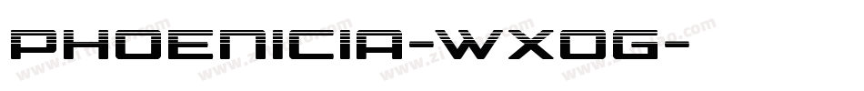Phoenicia-WxoG字体转换